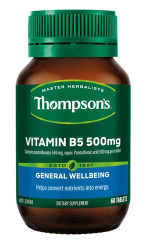 Thompson's B5 Pantothenic Acid | 500mg